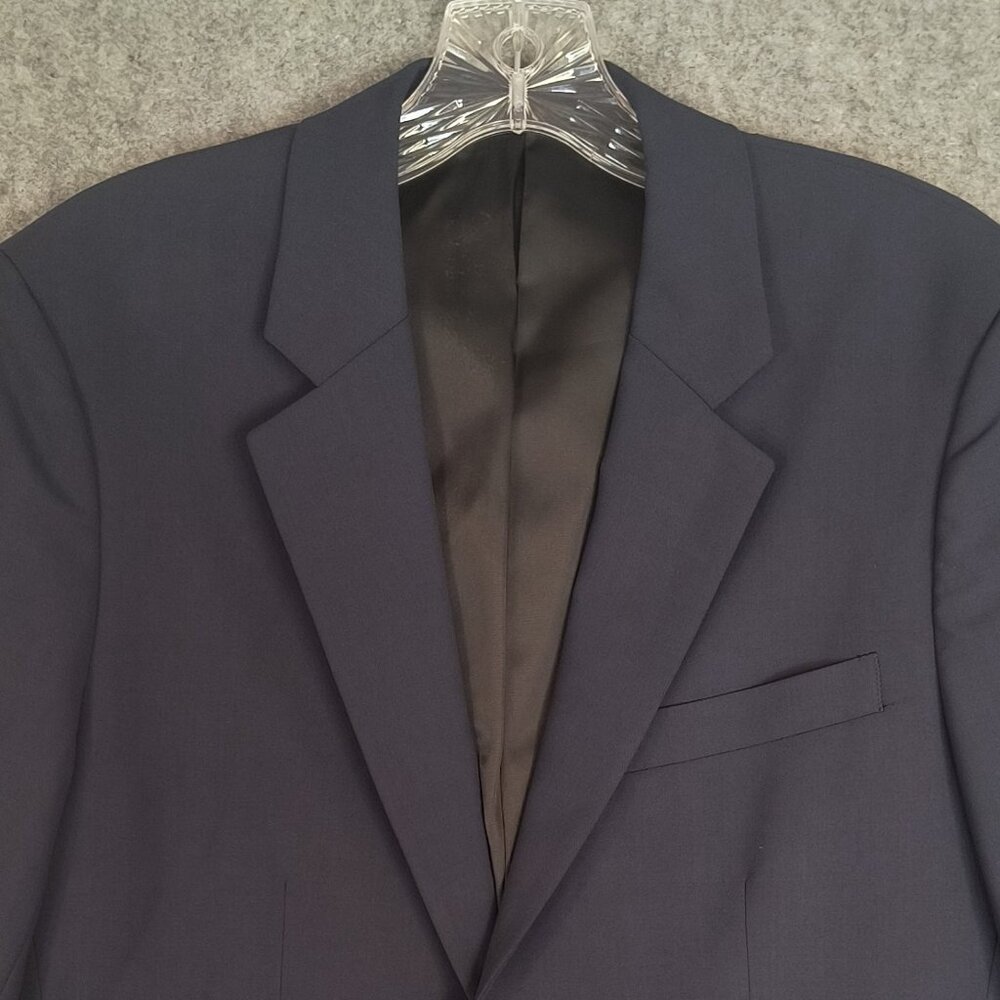 Theory Men's Blazer Suite Jacket Navy Blue Sz 36 Reg Wool Chambers Stretch $595 - Picture 3 of 14